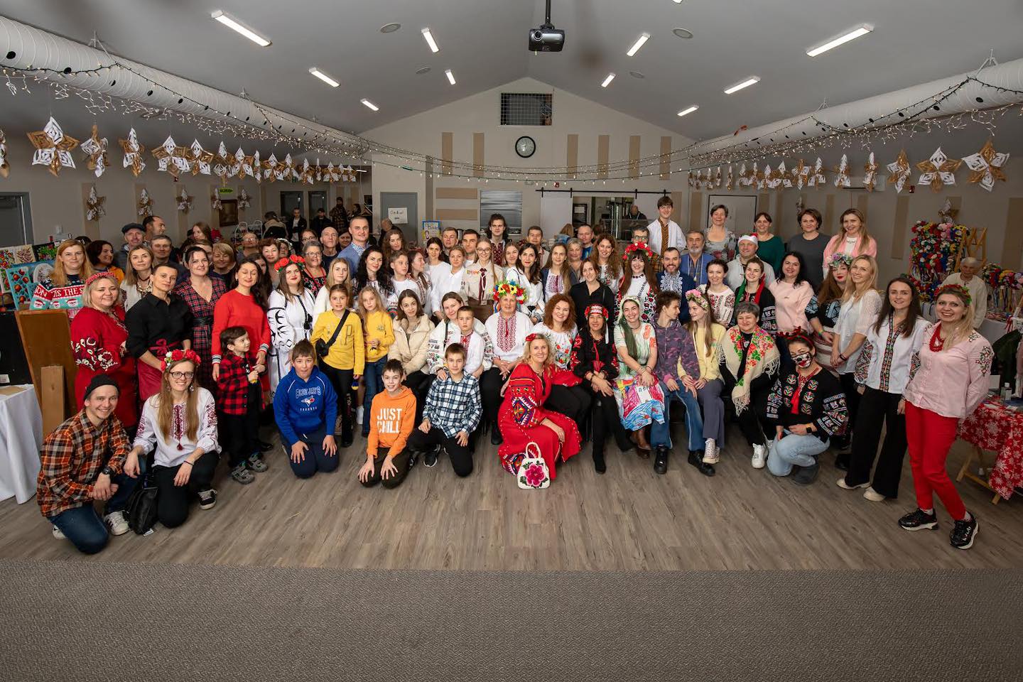 Ukrainian Association of Moncton's volunteers after Koliada Fest Dec 2023